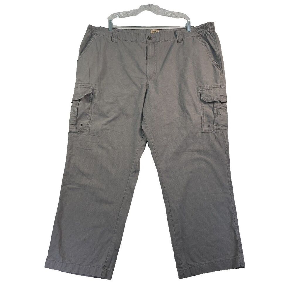 Redhead Cargo Pants Fulton Ripstop Men's 48x30 100% Cotton Outdoor Hiking Gray